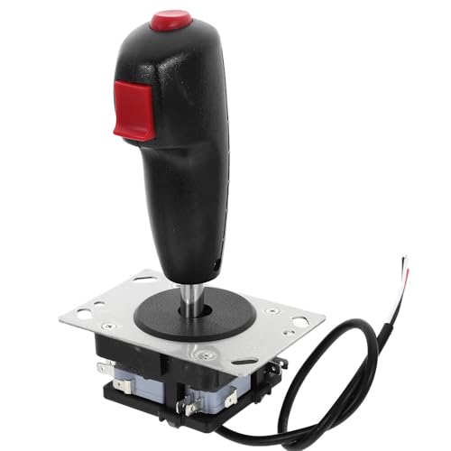 Veemoon Flight Stick Joystick with Vibration and Micro Switch Circuit Board, Gaming Rocker Controller for PC Flight Simulator and Classic Game Accessories