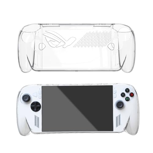 Transparent PC Protective Cover For ROG XBOX Ally X Game Console All-around Protection Scratch-proof Shockproof Impact-resistant Sweat-proof Sleeve Case Gaming Accessories