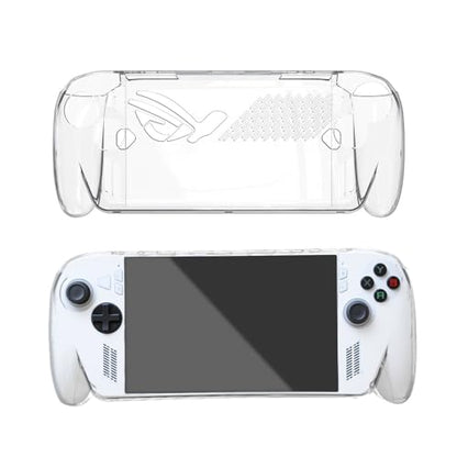 Transparent PC Protective Cover For ROG XBOX Ally X Game Console All-around Protection Scratch-proof Shockproof Impact-resistant Sweat-proof Sleeve Case Gaming Accessories