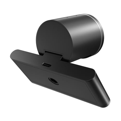 Lenovo QHD Webcam, AI Noise Cancellation and Enhanced Image Quality, 2K Resolution, 2X Digital Zoom, Physical Privacy Shutter, Directional Microphone, Teams Certified, Black - style: QHD