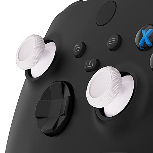 eXtremeRate Replacement Thumbsticks for Xbox Series X & S Controller, Joysticks Repair Kit for Xbox Wireless Controller, Custom Analog Stick Buttons for Xbox One S/X/Elite Controller - White - color: White