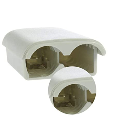 Replacement Battery Cover Compatible for 360 Wireless Controller AA Battery Case White