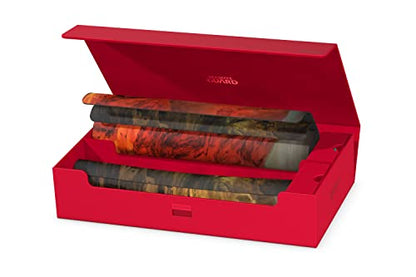 Ultimate Guard Omnihive 1000+, Deck Case for 1000 Double-Sleeved TCG Cards + 2 removable Trays, Red, Magnetic Closure & Microfiber Inner Lining - color: Red