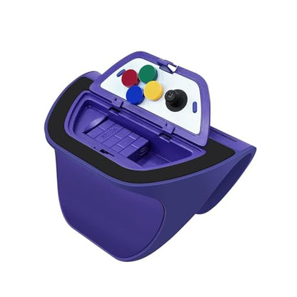 Nargos 8BitDo Pro 3 Bluetooth Gamepad, Compatible with Switch 1/2, PC, Apple, SteamOS, Android, TMR Joysticks, Hall Effect Triggers, Magnetic Buttons (Purple) - color: Purple
