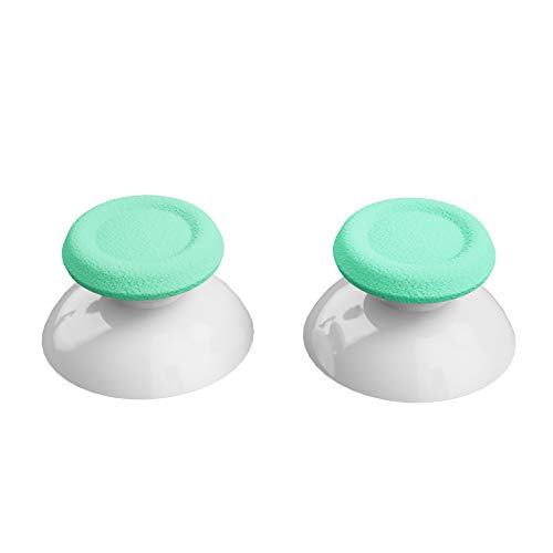eXtremeRate Mint Green & White Dual-Color Replacement 3D Joystick Thumbsticks for PS5 Controller, Analog Thumb Sticks with Screwdriver for PS4 Slim Pro Controller - color: Mint Green White