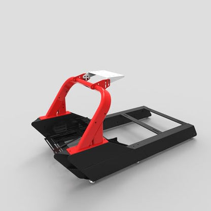AZRACING CS-Pro Modular Simracing Cockpit | Fully Adjustable | Direct drive Support Compatible with Thrustmaster, Fanatec, Moza Racing on PC, Xbox and PS，for Wheels Up to 38NM,Includes Expansion Bracket