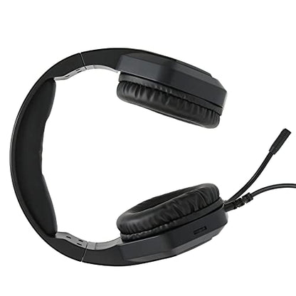 Gaming Headphones Noise Canceling RGB Lighting Surround Sound for PC Gaming and Console Users ABS 1 Pair