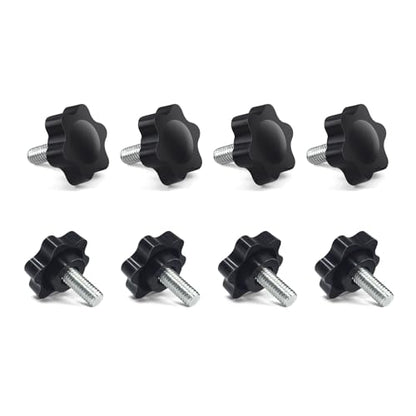 for Logitech Steering Pedal Fixed Screw,8PCS Steering Wheel Screw Clamp Pedal Mounting Screws Bolt for Logitech G25 G27 G29 G920 G923 (Black)
