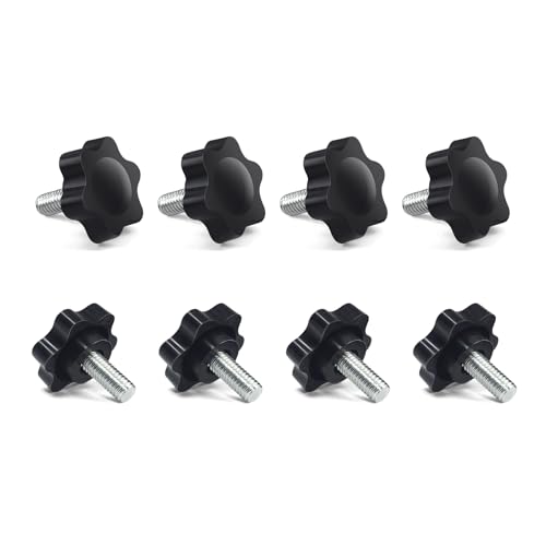 for Logitech Steering Pedal Fixed Screw,8PCS Steering Wheel Screw Clamp Pedal Mounting Screws Bolt for Logitech G25 G27 G29 G920 G923 (Black)