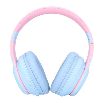 Over Ear ANC Active Noise Cancelling Headphone Gaming Headset for Long Term Wear 1 Unit (Blue) - color: Blue