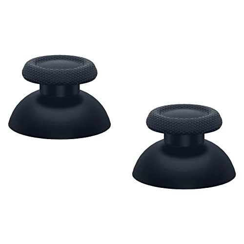 eXtremeRate Solid Black Replacement Thumbsticks for PS5 Controller, Custom Analog Stick Joystick Compatible with PS5, for PS4 All Model Controller - Controller NOT Included - color: Solid Black