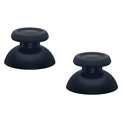 eXtremeRate Solid Black Replacement Thumbsticks for PS5 Controller, Custom Analog Stick Joystick Compatible with PS5, for PS4 All Model Controller - Controller NOT Included - color: Solid Black