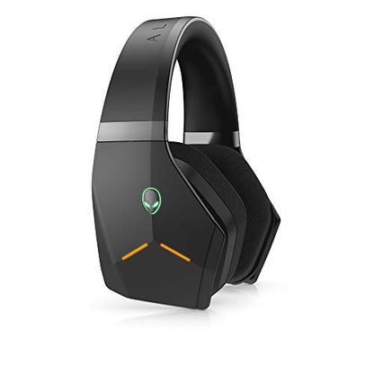 Alienware Wireless Gaming Headset–Aw988 –7.1 Surround Sound- RGB Alienfx -Boom Noise-Cancelling Mic -Sports Fabric Earcups -Works W/ PS4, Xbox One, Nintendo Switch & Mobile Devices Via 3.5mm Connector