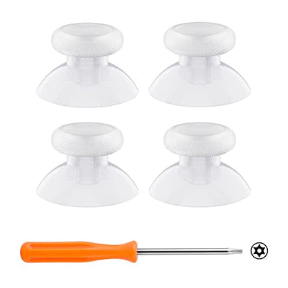 eXtremeRate Replacement Controller Joystick for Xbox One - 4 PCS Glow in Dark - Green Thumbsticks Analog Thumb Sticks for Xbox Series X/S, Xbox One S/X, Elite Controller with Repair Kit Screwdriver - color: Glow in Dark - Green