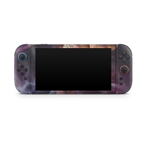 Glossy Glitter Gaming Skin Compatible with Nintendo Switch 2 Console Only - Swirl Galaxy - Premium 3M Vinyl Protective Wrap Decal Cover - Easy to Apply | Crafted in The USA by MightySkins - color: Swirl Galaxy, size: Switch 2 Console Skin Only, style: Glo