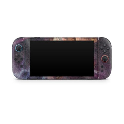 Glossy Glitter Gaming Skin Compatible with Nintendo Switch 2 Console Only - Swirl Galaxy - Premium 3M Vinyl Protective Wrap Decal Cover - Easy to Apply | Crafted in The USA by MightySkins - color: Swirl Galaxy, size: Switch 2 Console Skin Only, style: Glo