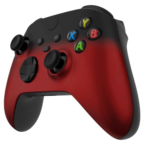 Stealth Controllers Wireless Controller for Xbox Series S, Xbox Series X, Xbox One - Soft Touch Feel - Custom Series S/X Controller (Red Shadow) - color: Red Shadow