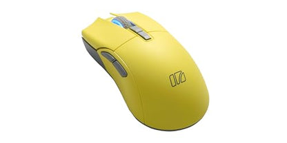 iRocks M31R Wireless Gaming Mouse, Triple Mode 2.4G/ Bluetooth/USB-C Detachable Cable Gaming Mouse, Kailh GM8.0 Switches, Advanced PixArt PAW3395 Optical Sensor, Up to 26,000 DPI - Lemon Yellow - color: Lemon Yellow