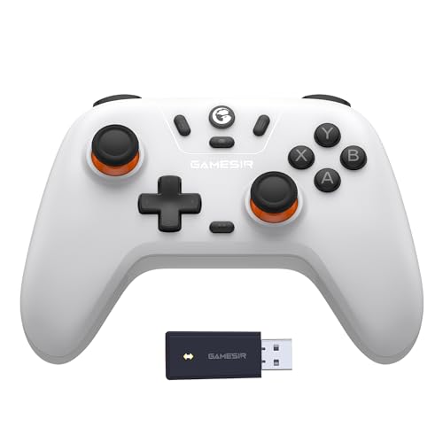 GameSir Nova Lite Wireless Controller for PC,Hall Effect Sticks & Trigger | Bluetooth Controller Gamepad with Hall Effect Trigger,Turbo,Rumble Vibration,Android, Switch & Steam Deck - color: Nova Lite(White)