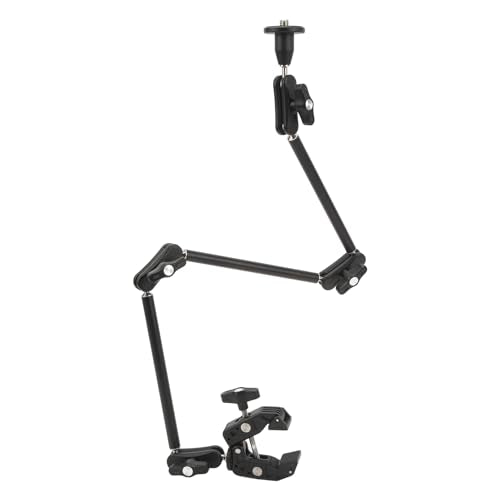 Magic Arm Clamp Mount Friction Power Articulating Magic Arm Magic Arm Clamp Kit Friction with Adjustable Camera Boom Arm with 1 4 Inch 3 8 Inch for SLR Cameras