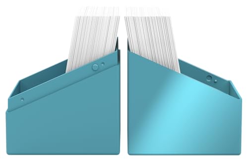 Ultimate Guard Boulder Solid 100+, Deck Case for 100 Double-Sleeved TCG Cards, Turquoise, Secure & Durable Storage for Trading Card Games, No Transparency - color: Turquoise