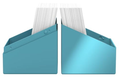 Ultimate Guard Boulder Solid 100+, Deck Case for 100 Double-Sleeved TCG Cards, Turquoise, Secure & Durable Storage for Trading Card Games, No Transparency - color: Turquoise