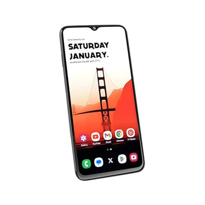 POZZI Turbo 6.79” HD+ Display | 128GB + 6GB RAM | 4G LTE Unlocked Smartphone | Android 14 | Octa Core Processor | 50MP Camera | 5,000 mAh Battery | Dual Nano SIM | Black | Compatible with T-Mobile