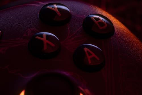 8Bitdo Ultimate 2 Wireless Controller for PC, Apple, Steam&Android, WUCHANG | Officially Licensed by WUCHANG: Fallen Feathers, TMR Joysticks, Hall/Tactile Triggers, 1000Hz, RGB Fire Ring, Charging Dock - color: WUCHANG: Fallen Feathers