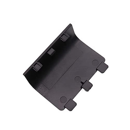 Back Battery Lid Door Pack Shell Cover Replacement Repair for Xbox Series X S Controller Protective Case (Black) - color: black