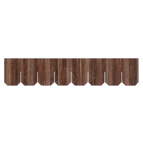 Miniature Roof Shingle Strips for 1:12 Scale Dollhouse Roofing | Set of 25 Strips, REDUCIO! - color: Walnut Tone