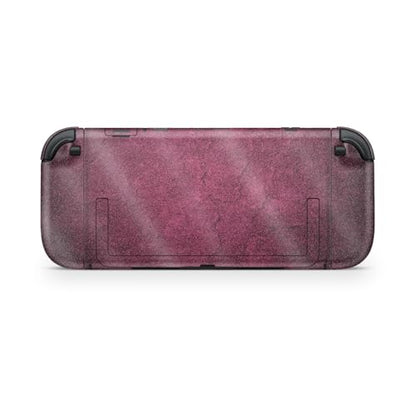 Glossy Glitter Gaming Skin Compatible with Nintendo Switch 2 Console Only - Pink Gravel - Premium 3M Vinyl Protective Wrap Decal Cover - Easy to Apply | Crafted in The USA by MightySkins - color: Pink Gravel, size: Switch 2 Console Skin Only, style: Gloss