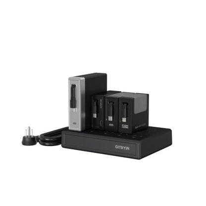 Modular Laptop Charging Station, 140W, 65W, 2 * 40W Retractable Lightning, USB C Chargers, 1 Lightning, 1 USB A, 6 Type C Ports with Cooling Power Strip, 285W Charging Hub