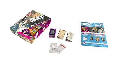 Asmodee UNLOCK! Heroic Adventures Card Game - Escape Room-Inspired Cooperative Adventure, Fun Family Game for Kids and Adults, Ages 10+, 1-6 Players, 1 Hour Playtime