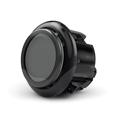 Qanba Gravity KS Mechanical Shafts Silent Pushbutton 30mm Snap-in (Boxed (Clear Black D04(8 pcs) - color: Clear Black D04(8 pcs）
