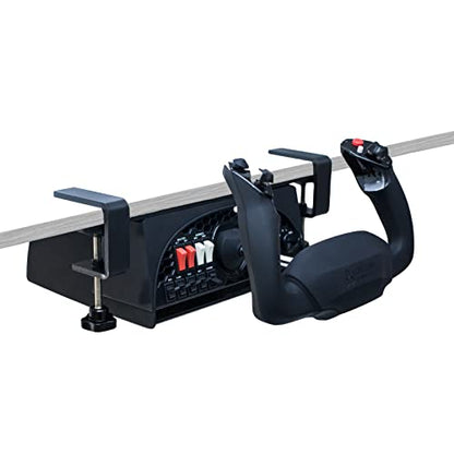 Flight Simulator Desk Mount Bracket for Honeycomb Bravo Throttle Quadrant, Alpha Flight Controls, Sierra TPM Module and Logitech Yoke, Includes Allen Key and Screws