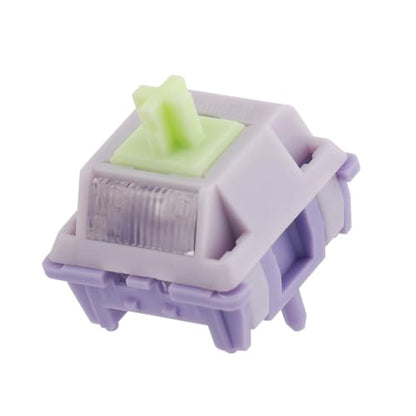 EPOMAKER Gaming Keyboard Switches, 35 PCS, Linear/Tactile Switch, 5-Pin Pre-Lubed Switch, Creamy Switches, Compatible with MX Keycaps for Mechanical Keyboard (Wisteria V2, Linear) - color: Wisteria V2