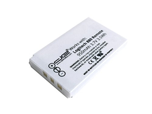 Remote Control Replacement Rechargeable Battery for Logitech - Harmony One, Harmony One Advanced, Harmony 720, 850, 880, H880, 880 Pro, 885, 890, 890 Pro, 900, 900 Pro, Harmony 1, Harmony 1 Advanced