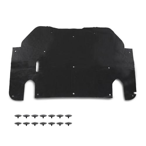 PIT66 Hood Insulation Pad 1/2" with Clips Compatible with Ford Ranger 1993-1997 - style: 1993-1997 Ford Ranger