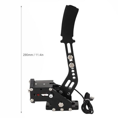 Thonlai 14Bit PC USB Handbrake, Universal Sim Racing Hand Brake with 14Bit Hall Sensor, Non Contact Switch, Plug and Play, for G27 G25 G29 T500 T300 Fanatec OSW LFS Dirt Rally PC