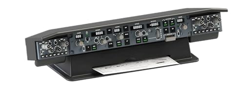 SYDYSOSO Cockpit Simulator 737X MCP + Dual EFIS Panels with Stand – Modular Flight Simulator Control Bundle, 1:1 Scale Desktop Cockpit Setup