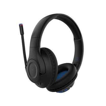 Belkin SoundForm Inspire Bluetooth Kids Headphones, 35H Battery Life | Over-ear wireless headset, built-in mic, 85dB safe volume limit, online learning, travel, iPad, iPhone, Galaxy - color: Black, style: Wireless