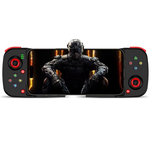 Joso Phone Controller for iPhone/Android Support Phone Case, Mobile Gaming Controller with Ergonomic Design - Wireless Gamepad for Cloud Gaming & PS Remote Play - color: Black