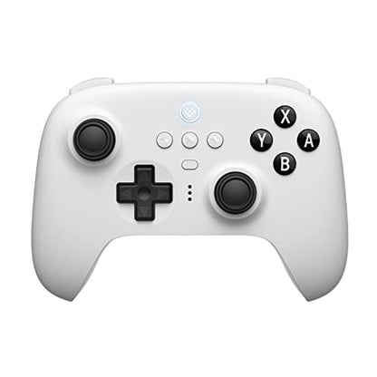 8BitDo Ultimate Bluetooth Controller with Charging Dock, Wireless Pro Controller with Hall Effect Sensing Joystick, Compatible with Switch, Windows and Steam Deck (White) - color: White, style: Ultimate Controller