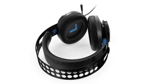 Lenovo Legion H300 Stereo Gaming Headset, Noise-Cancelling Mic, Memory Foam & PU Leather Earcups, Stainless Steel Headband, PC, PS4, Xbox One, Nintendo Switch, Mac, GXD0T69863, Black - style: H300