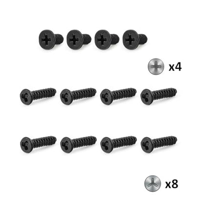 2-Pack Joystick Replacement for Nintendo Switch Joy-Con Controllers, Analog Thumb Stick Repair Kit with Y1.5 Triwing Screwdriver + Pry Tools, Fix Drift Issues for Switch/OLED/Lite (Black Pack) - color: Black Pack
