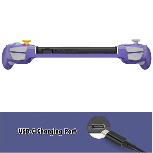 QRD Stellar V3 Handheld Controller for Switch,Switch OLED,Hall Effect Joystick,Mechanical/Macro Back Buttons,Rumble, Motion Sensing