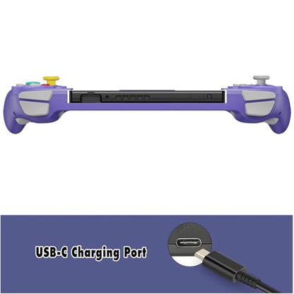QRD Stellar V3 Handheld Controller for Switch,Switch OLED,Hall Effect Joystick,Mechanical/Macro Back Buttons,Rumble, Motion Sensing