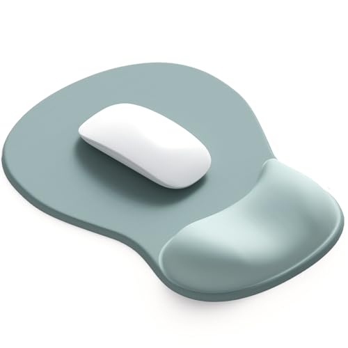 ErgoComfort Gel Wrist Rest Mouse Pad-Ergonomic Office Mousepad with Wrist Support-Non-Slip, Design Desk Accessories Mat for Home&Game Decor (06Azure Dream) - color: 06Azure Dream