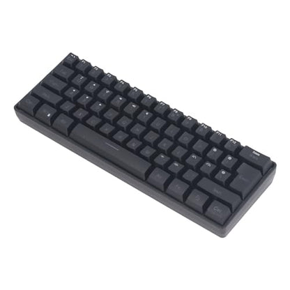 Semme 3 Mode Silent RGB Backlight Keyboard Wired Compatibility for Laptop Phone Tablet Gaming and Office Use (Black) - color: Black