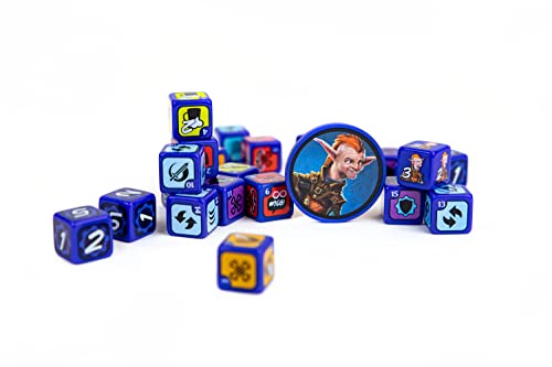 Too Many Bones Dice-Builder Strategic Fantasy RPG Game for Ages 14 and Up, 1-4 Players